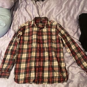 Plaid button shirt